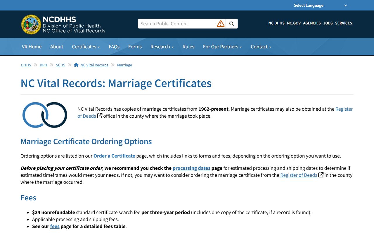 Hoke County probate records and NC Vital Records marriage certificates